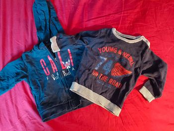 Lot veste pull 18mois garçon