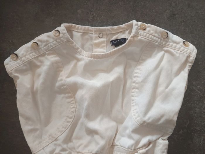 Combinaison pantalon crème 9 mois - photo numéro 3