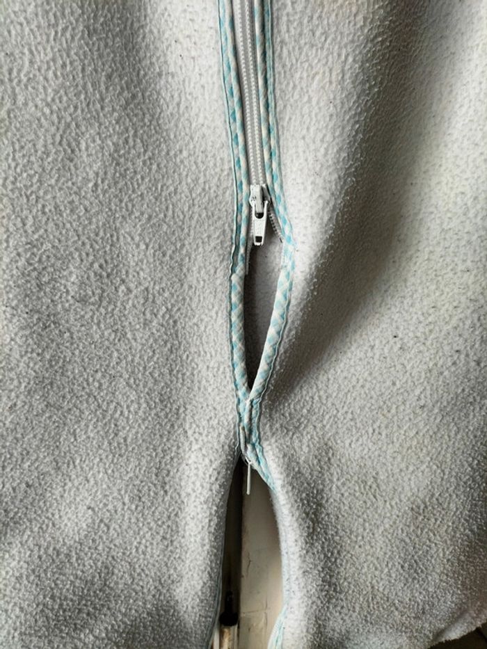 Gigoteuse petit modèle interchangeable polaire blanc Vertbaudet - photo numéro 2