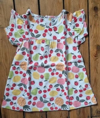 Robe été neuve manches courtes 18 mois