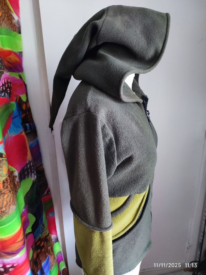 Manteau Original vert kaki et vert pomme Coupe Elf T36