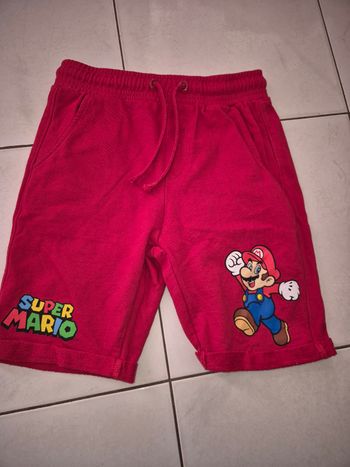 Short garçon super mario