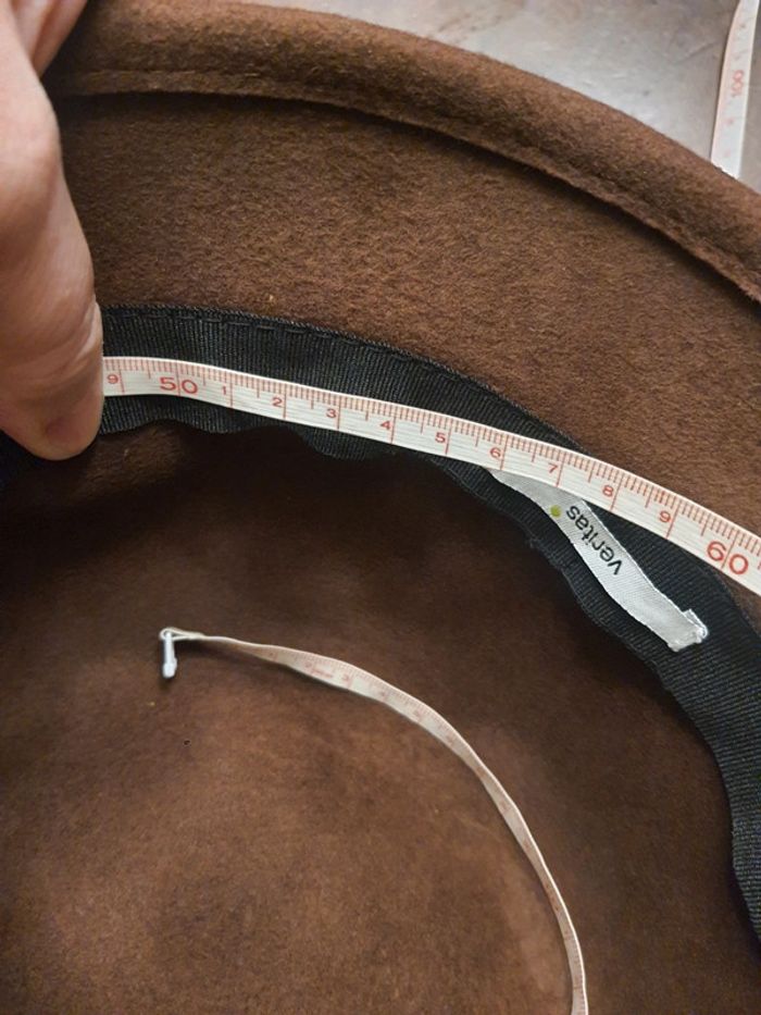 Chapeaux femme marron Veritas en laine 56cm - photo numéro 19