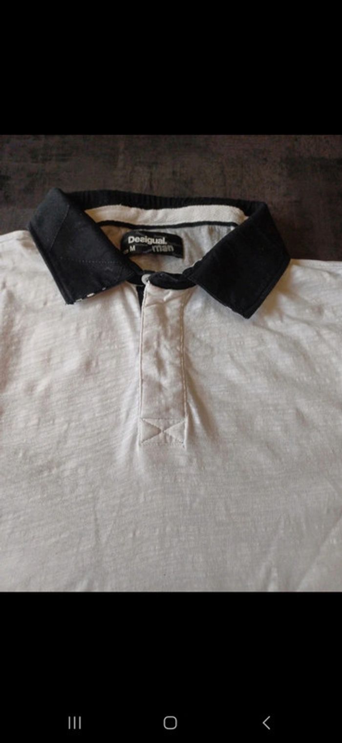 T-shirt desigual noir et blanc - photo numéro 3
