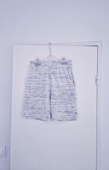 Short blanc chiné