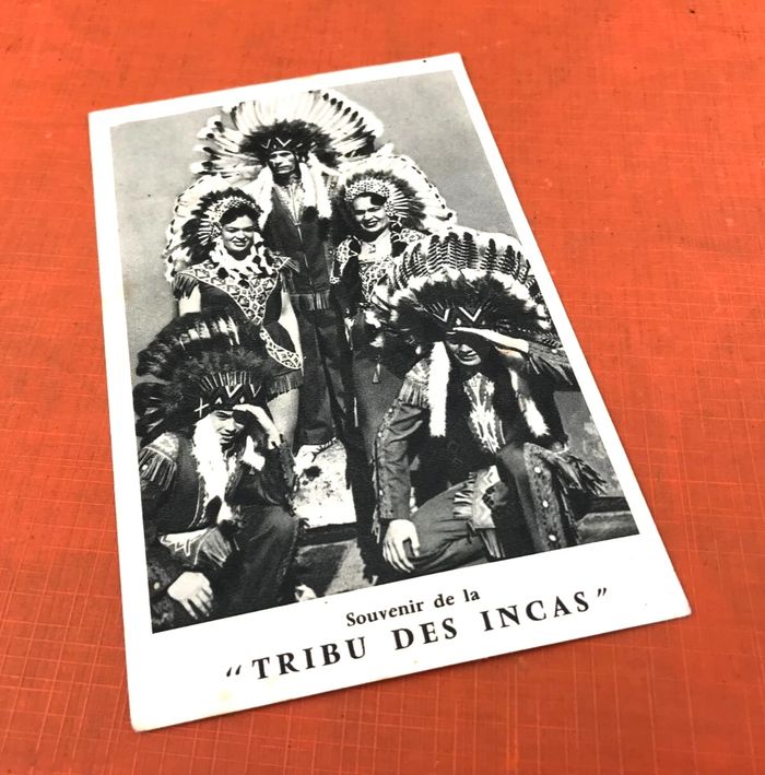 Carte postale ancienne Souvenir de la Tribu des Incas - photo numéro 2