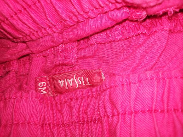Pantalon Rose tissaia 6 mois - photo numéro 2