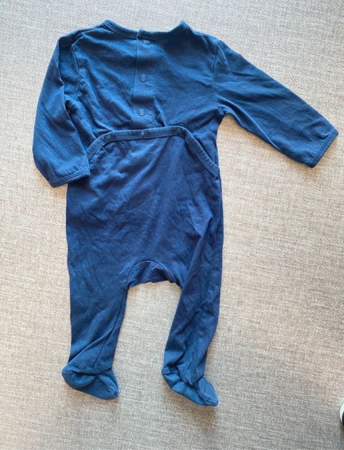 Pyjama kiabi 1 pièce garçon taille 9 mois - photo numéro 2