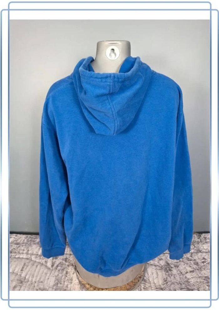 sweat a capuche full zip majestic   / Hoodie / homme bleu - photo numéro 7