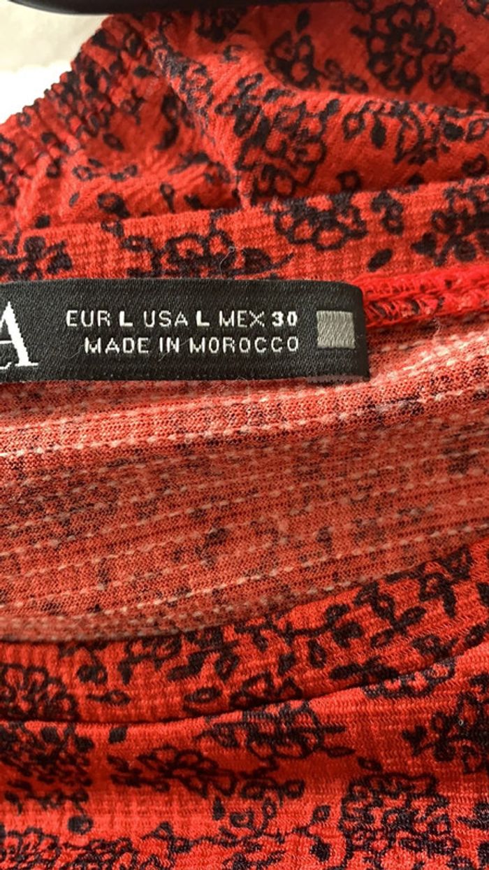 Robe Zara rouge - photo numéro 2