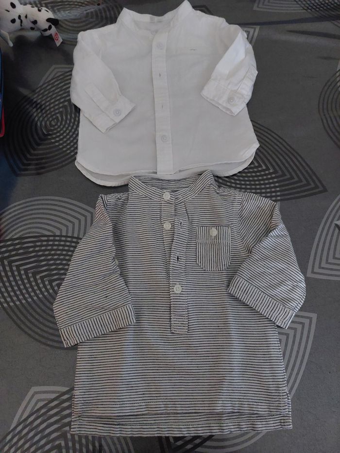 Lot 2 chemises 3 mois