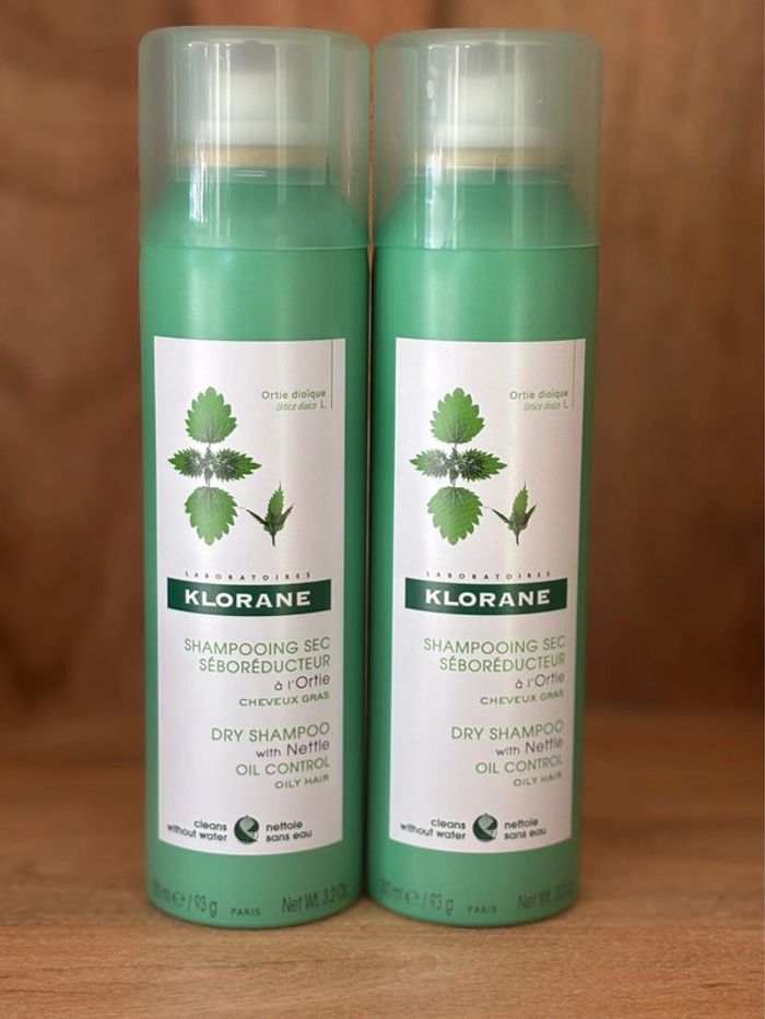 Lot 2 shampooings sec Klorane