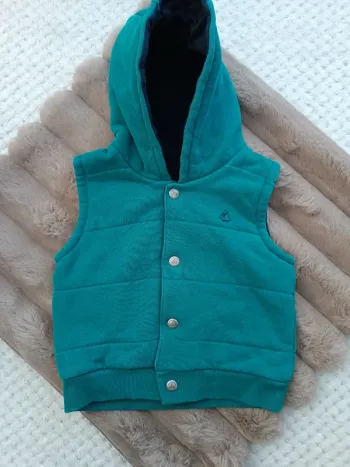 🔸Veste Sans Manches Petit Bateau 12 Mois 🔸