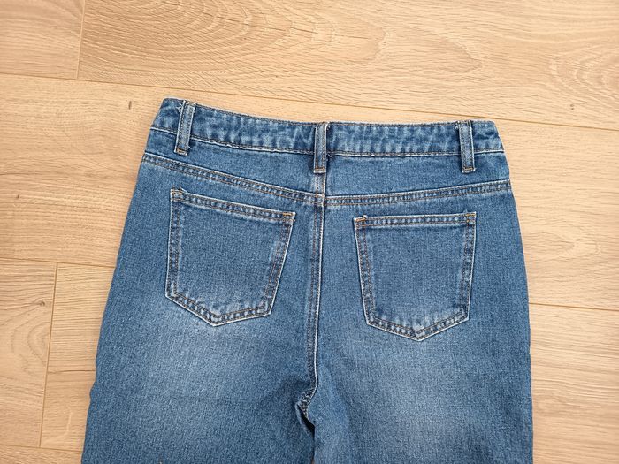 Jean droit bleu stone fille, SHEIN, taille 11-12 ans, NEUF - photo numéro 4