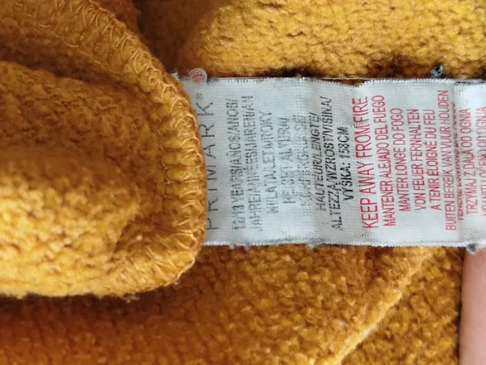 Sweat à capuche moutarde Primark taille 12-13ans - photo numéro 4