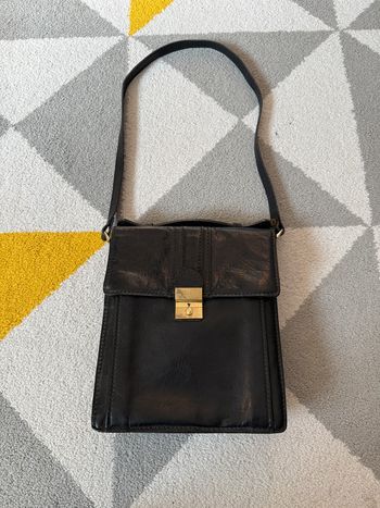 Sacoche à bandoulière en cuir vintage