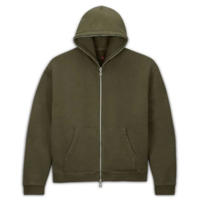 Full zip sweat Jordan Nike Travis Scott kaki vert taille L neuf avec étiquette