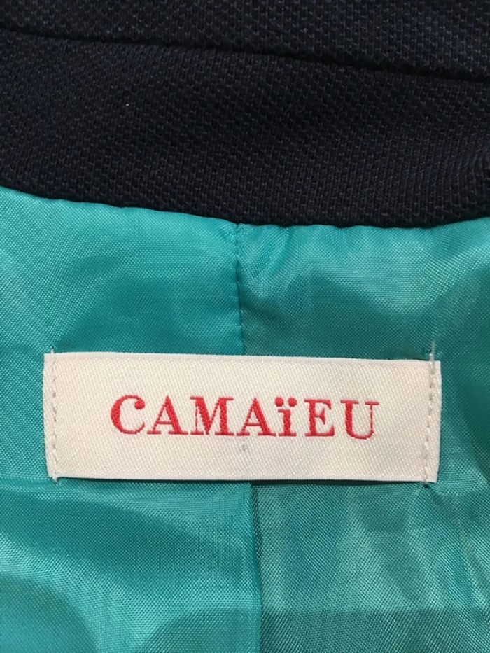 Veste de tailleur camaïeu bleu marine - photo numéro 3
