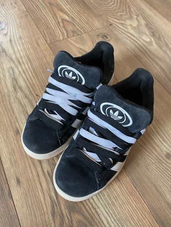 Baskets noires Adidas Campus T37 1/3