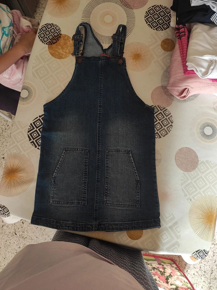 Robe jeans style salopette