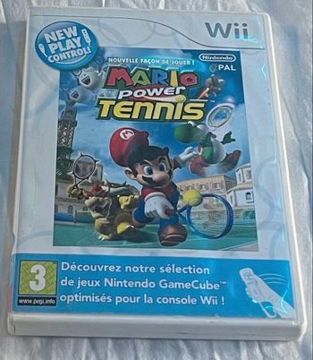 Jeu Wii Mario Power Tennis – sans notice