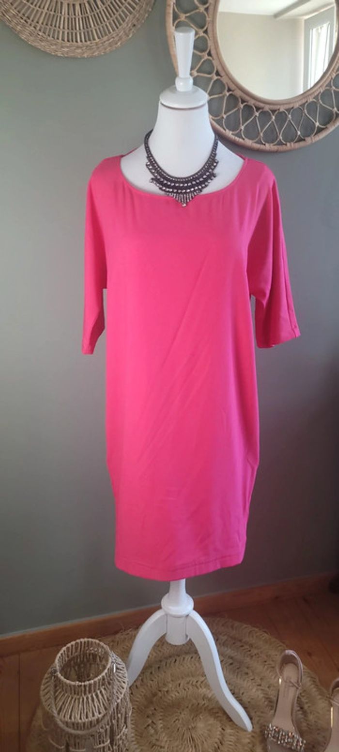 Jolie robe fushia Sora by JBC Taille M Parfait état - photo numéro 2