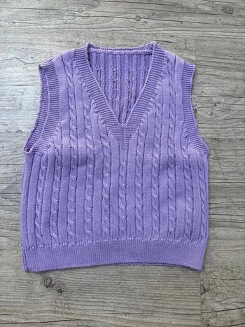 Pull sans manches Lila Shein 9ans neuf