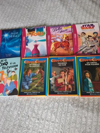 Lot de 8 livres romans pour fille 8-10 ans