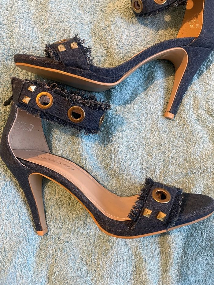 Chaussure à talon aiguille femme, taille 38 - photo numéro 4