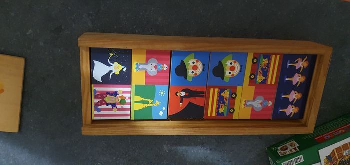 Dominos clown bois - photo numéro 2