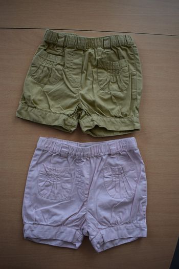 Lot 2 shorts 18 mois