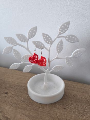 Boucles d'oreilles impression 3D 