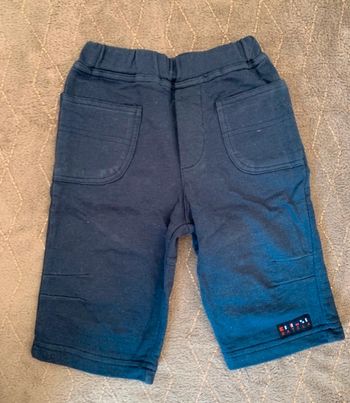 Pantacourt bleu garçon taille 6 mois