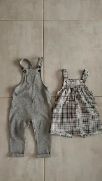 Lot de 2 salopettes garçon 24 mois Kiabi Vertbaudet