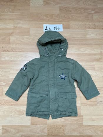 Blouson hiver 24 mois kaki Creeks