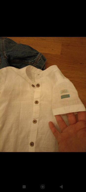 Lot de deux chemises 3 mois