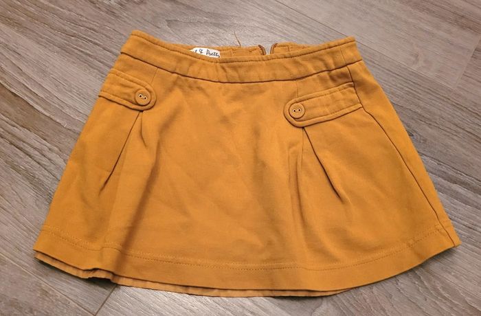 Jupe courte moutarde Smart Pretty 5 ans