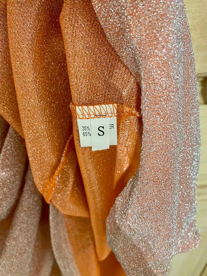 Robe de fête scintillante manches 3/4 - photo numéro 7