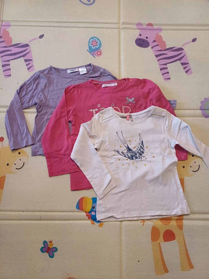 Lot t-shirts manches longues