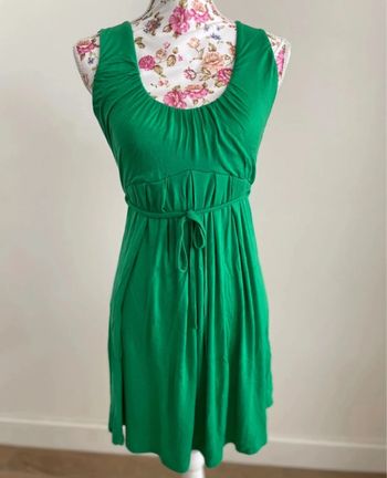 Robe fluide verte