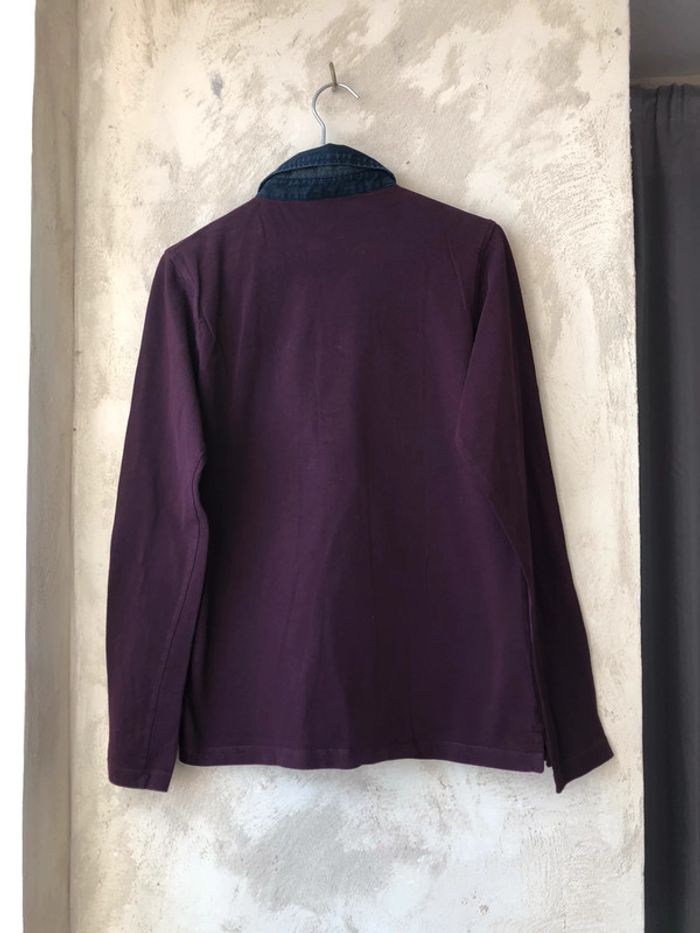 Polo manches longues bordeaux Lagerfeld S - photo numéro 3