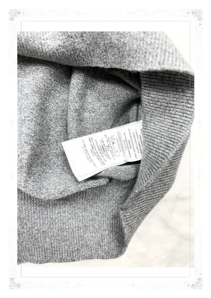 Ralph Lauren pull homme pima cotton gris col rond taille L - photo numéro 10