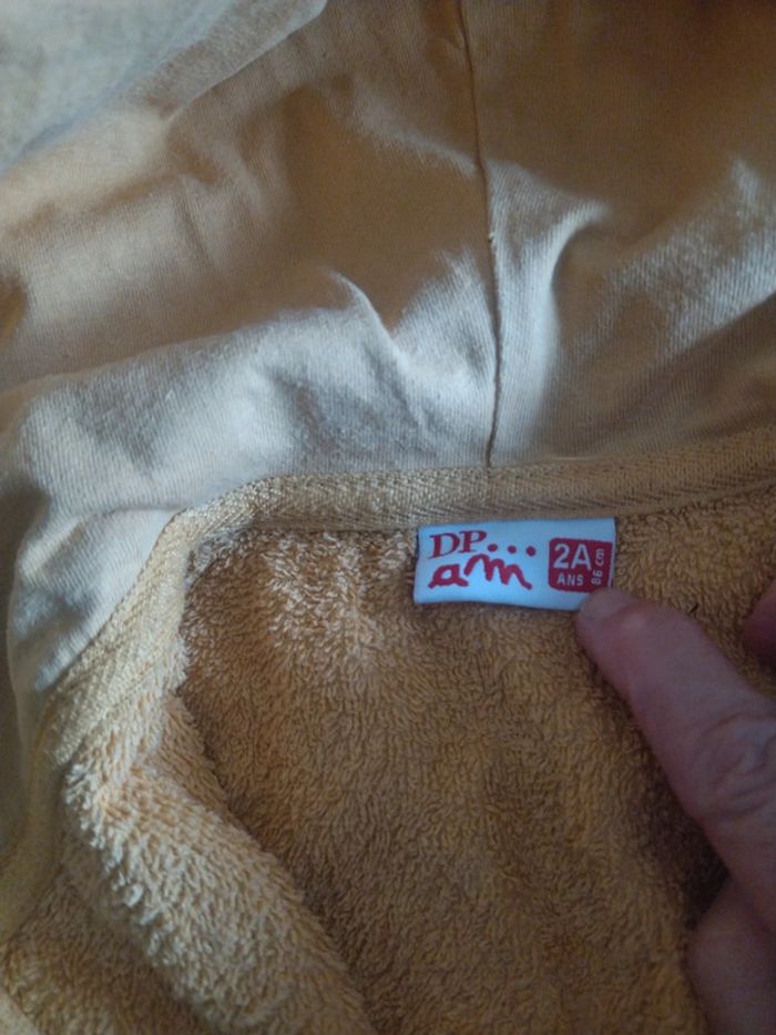 Peignoir tigre abricot enfant - photo numéro 5