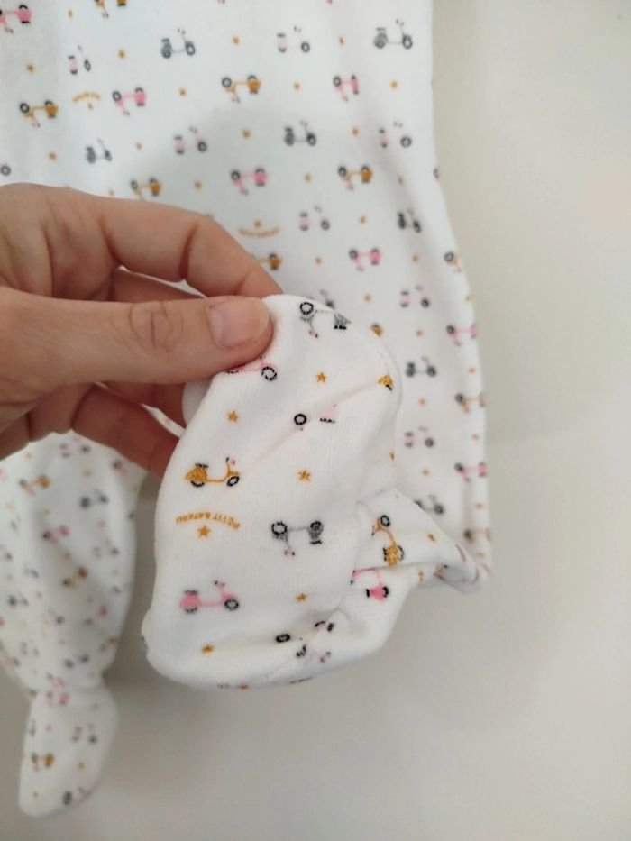 Pyjama Petit bateau velours scooters vespa 6 mois tbe - photo numéro 5