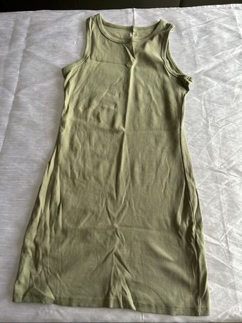 Robe à bretelles kaki