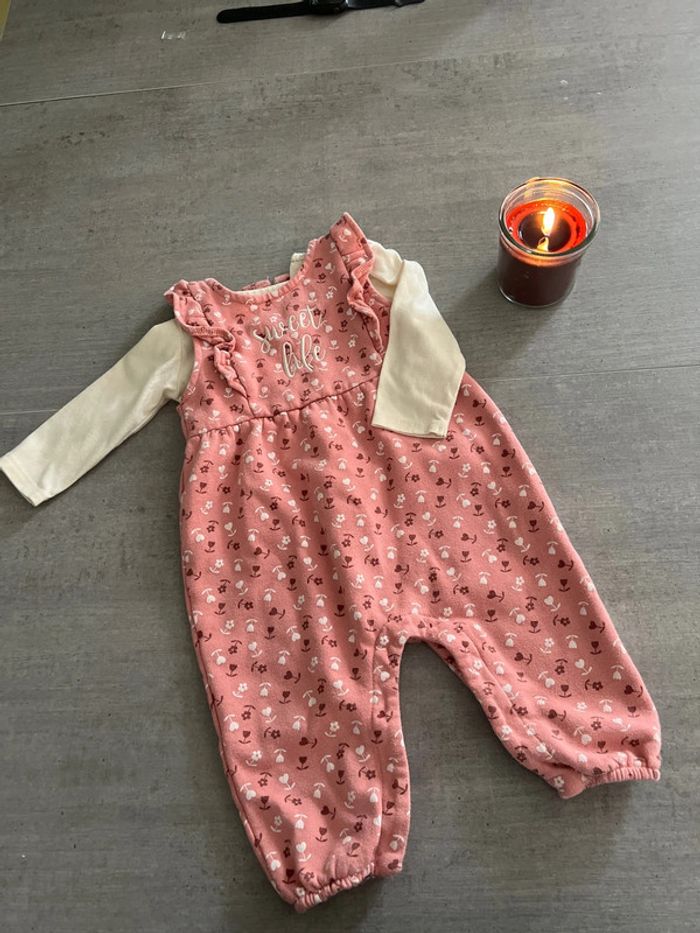Combi pantalon 9 mois fille
