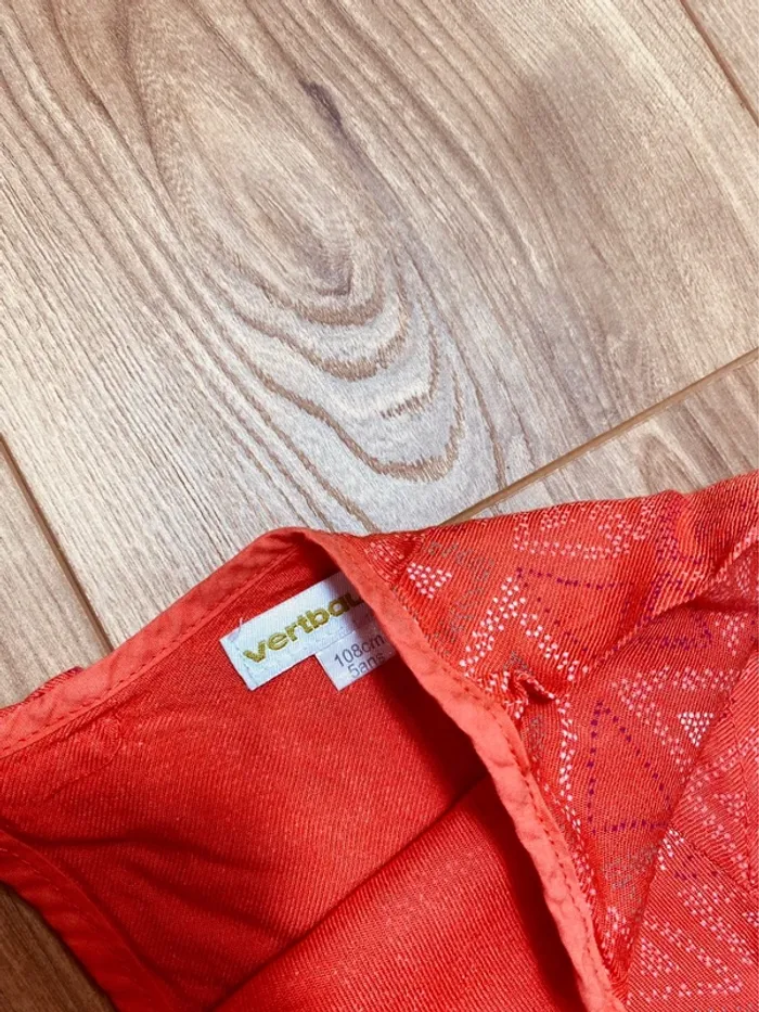Taille 5 ans combishort fille vertbaudet corail * triangles * 🩷 - photo numéro 4