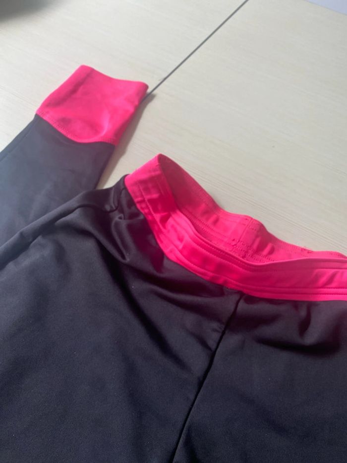 Legging de sport noir et rose - photo numéro 3