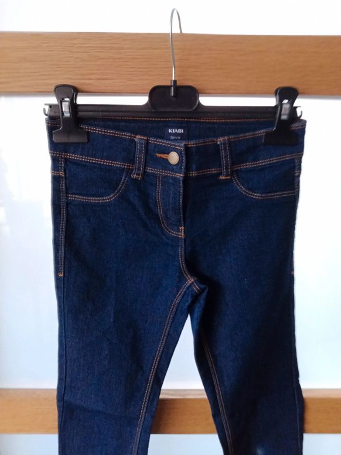 Pantalon Jean slim Fille 8 ans - photo numéro 2