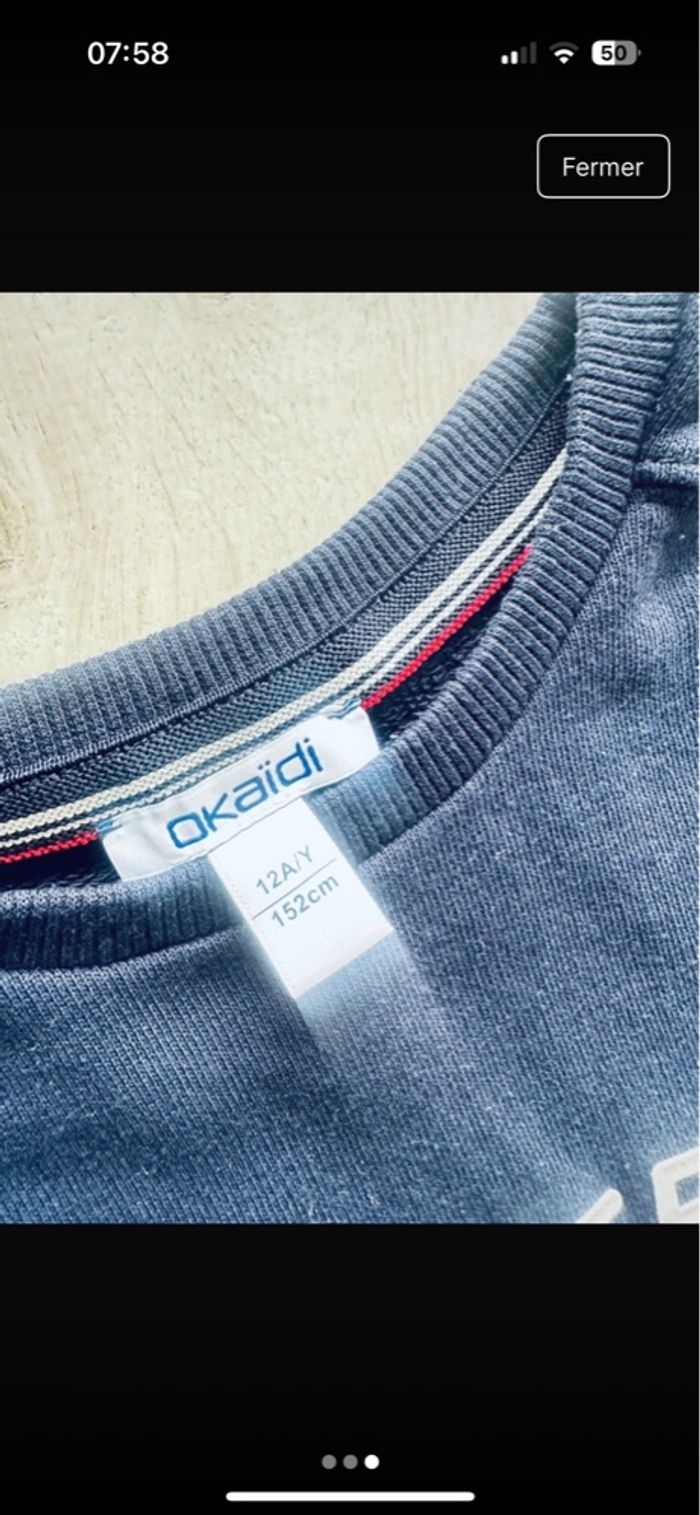 Pull okaidi 12 ans - photo numéro 3
